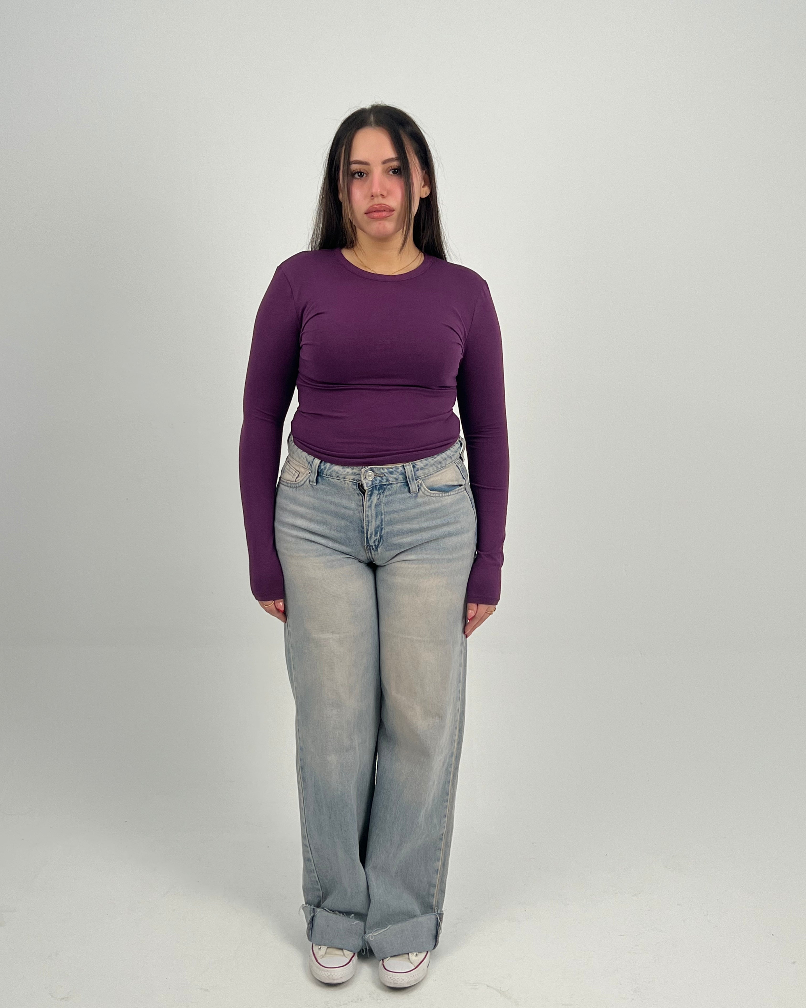 Purple Basic Top