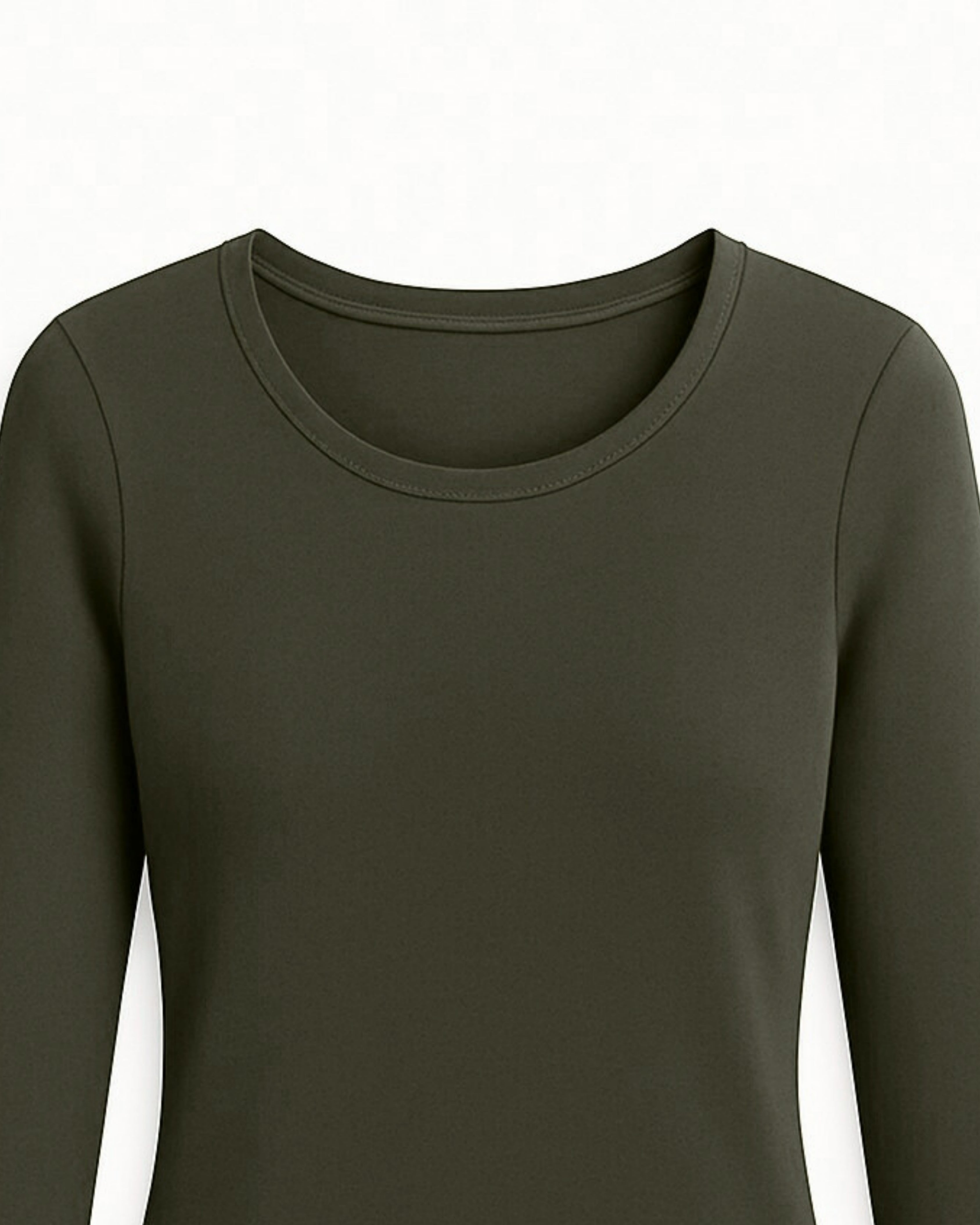 Dark Olive Basic Top