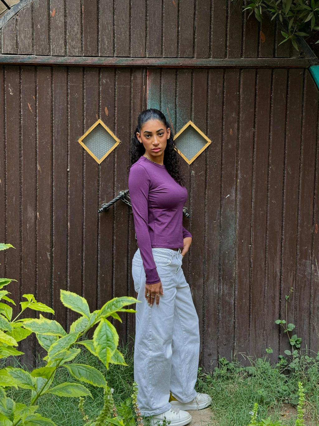 Purple Basic Top