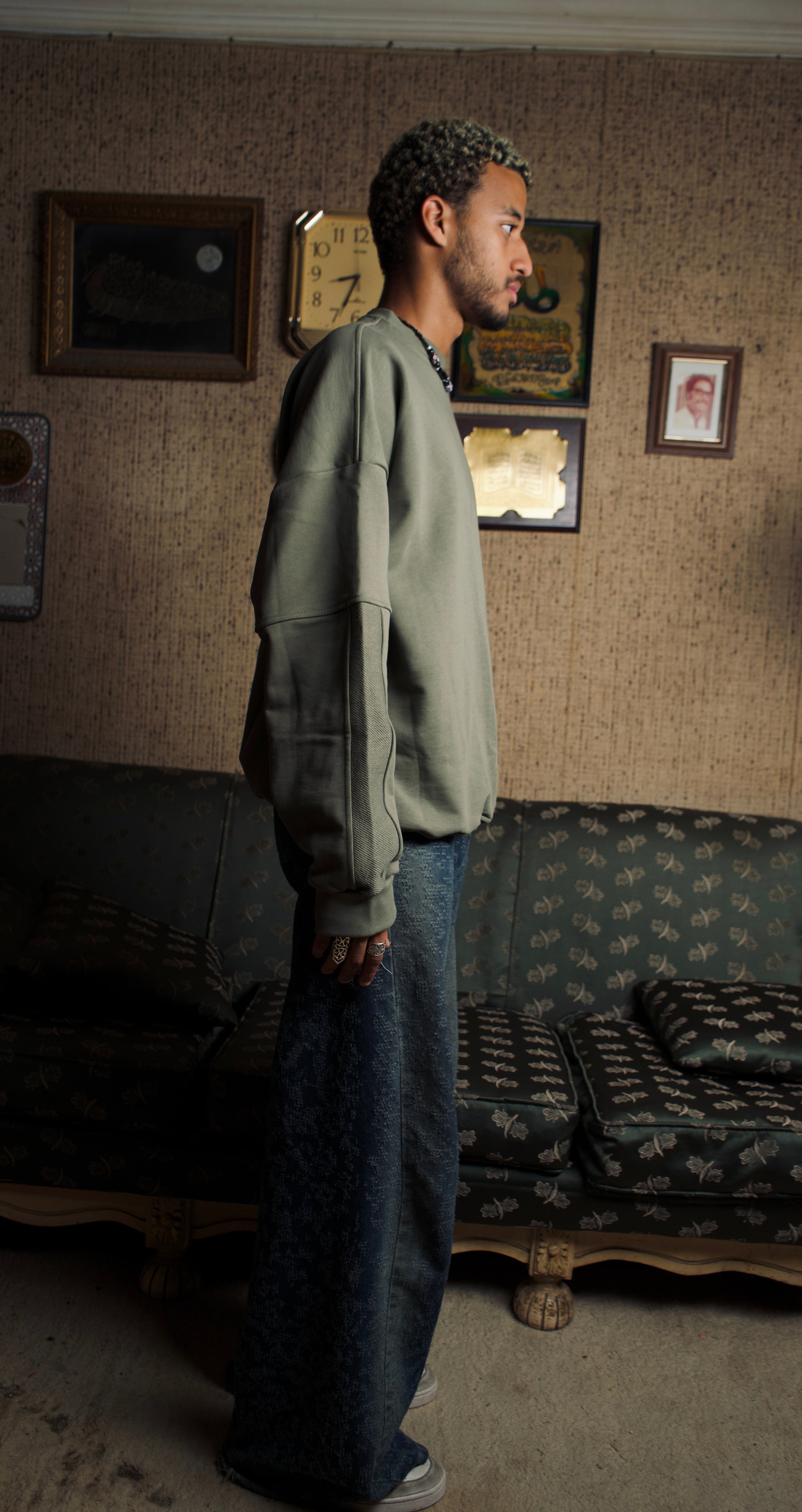 Olive Crewneck