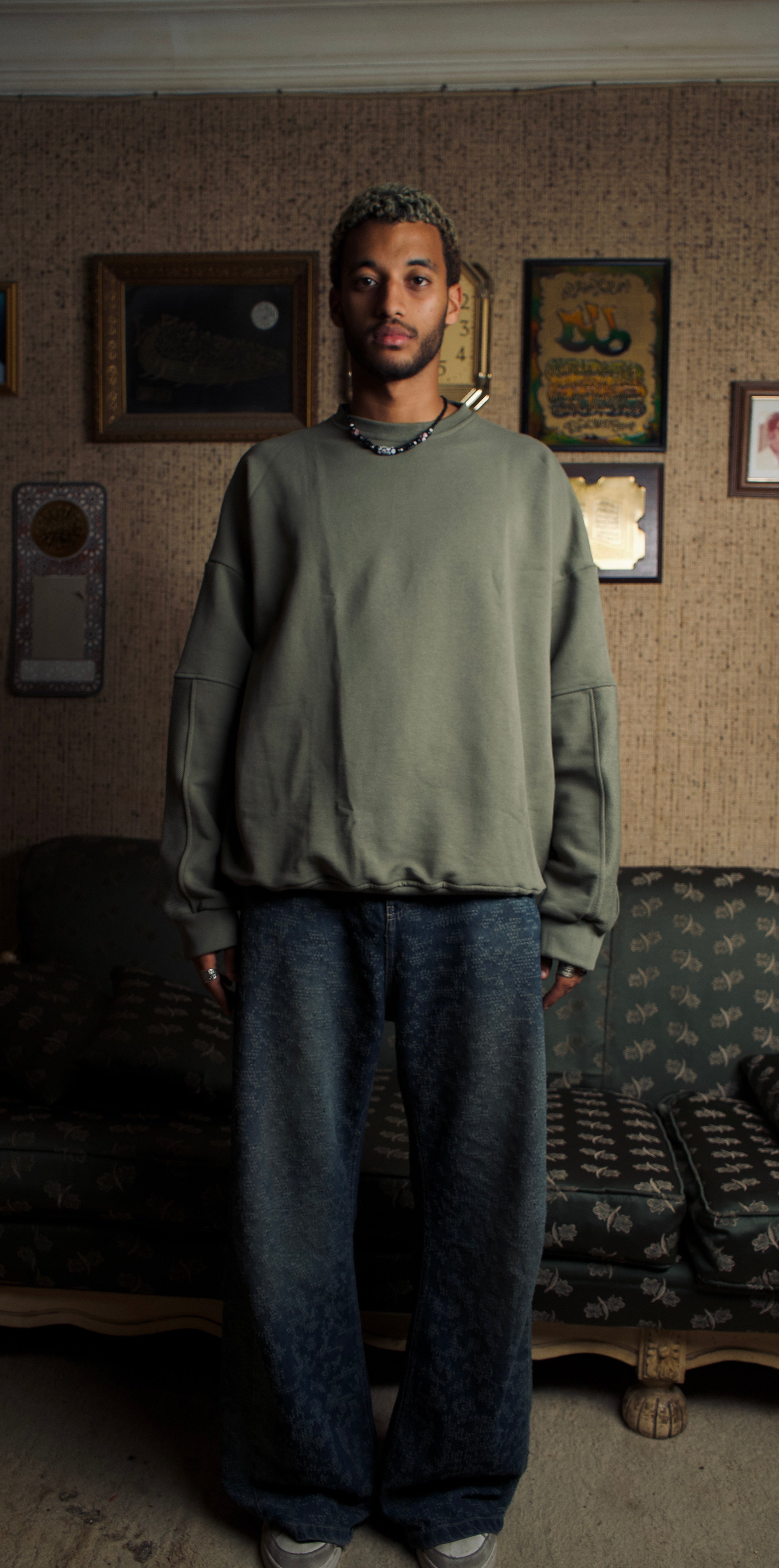 Olive Crewneck