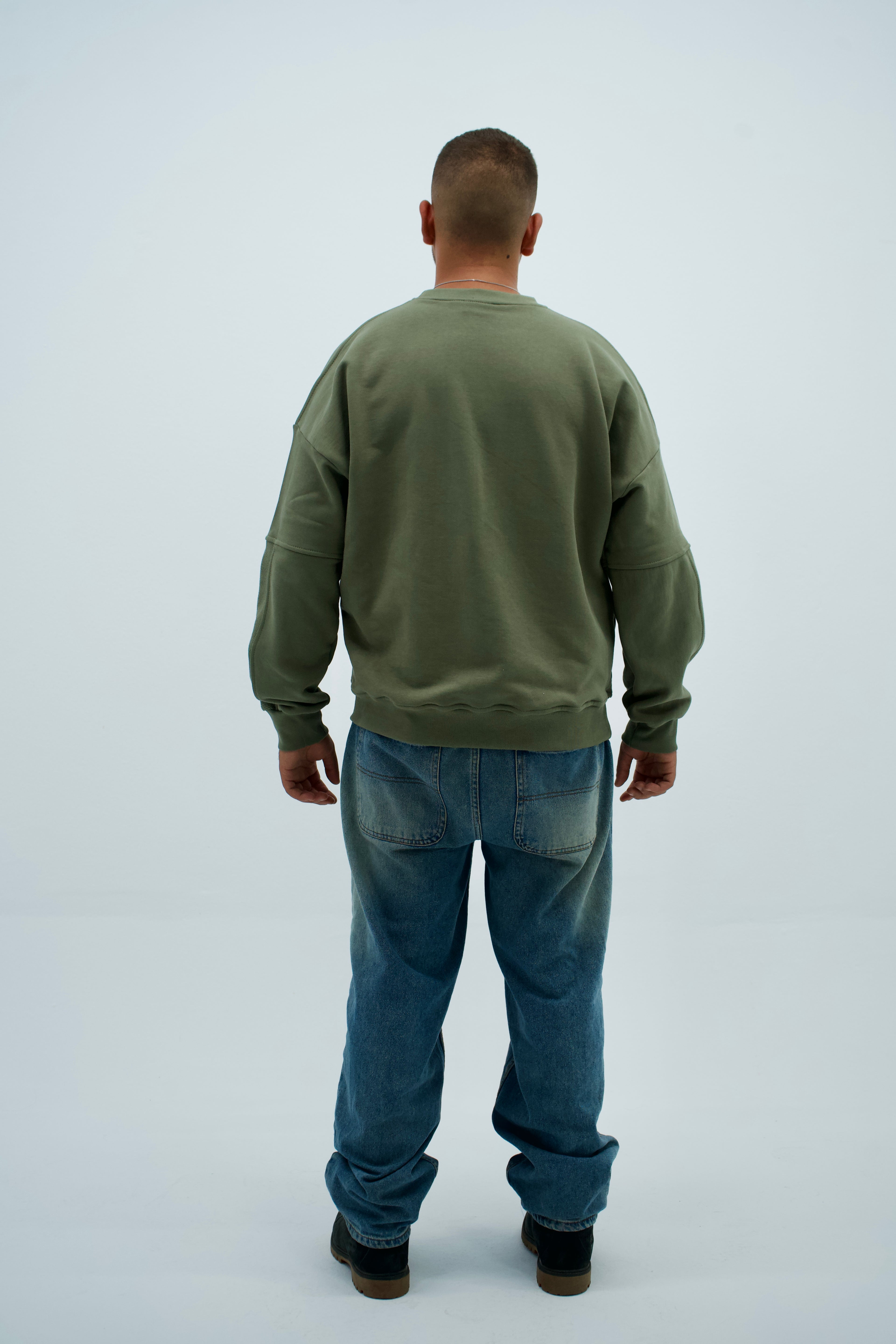 Olive Crewneck