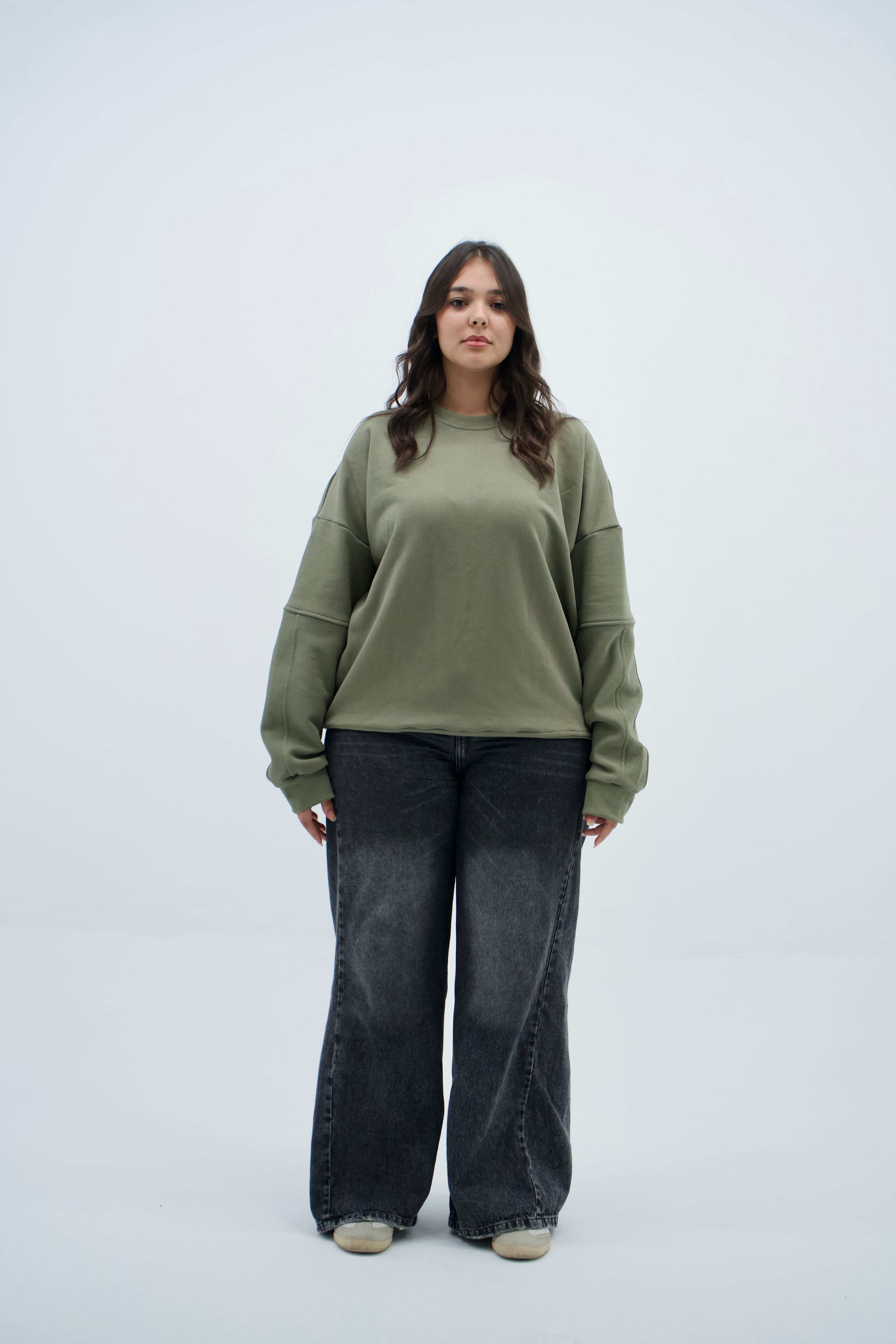 Olive Crewneck