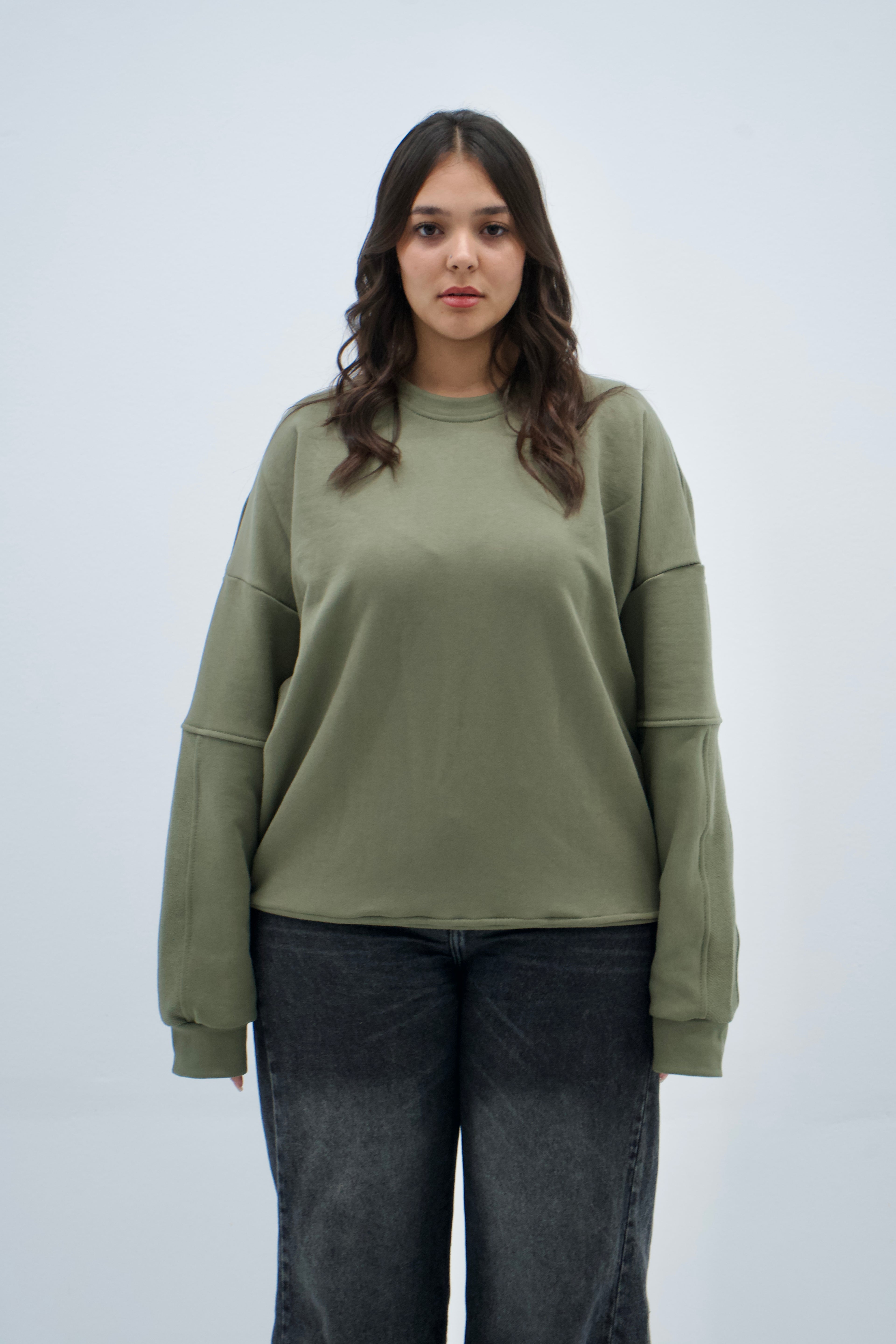 Olive Crewneck