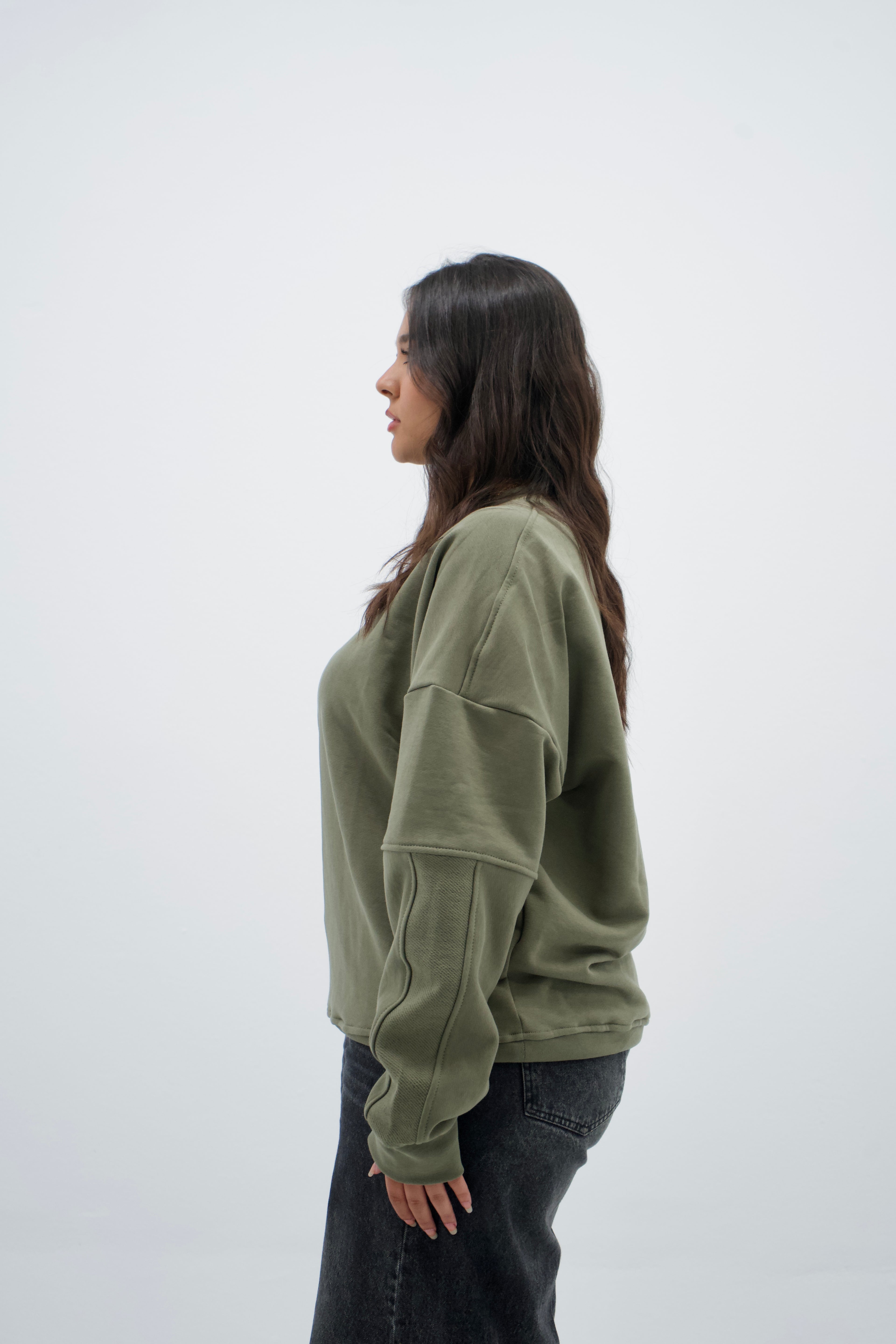 Olive Crewneck