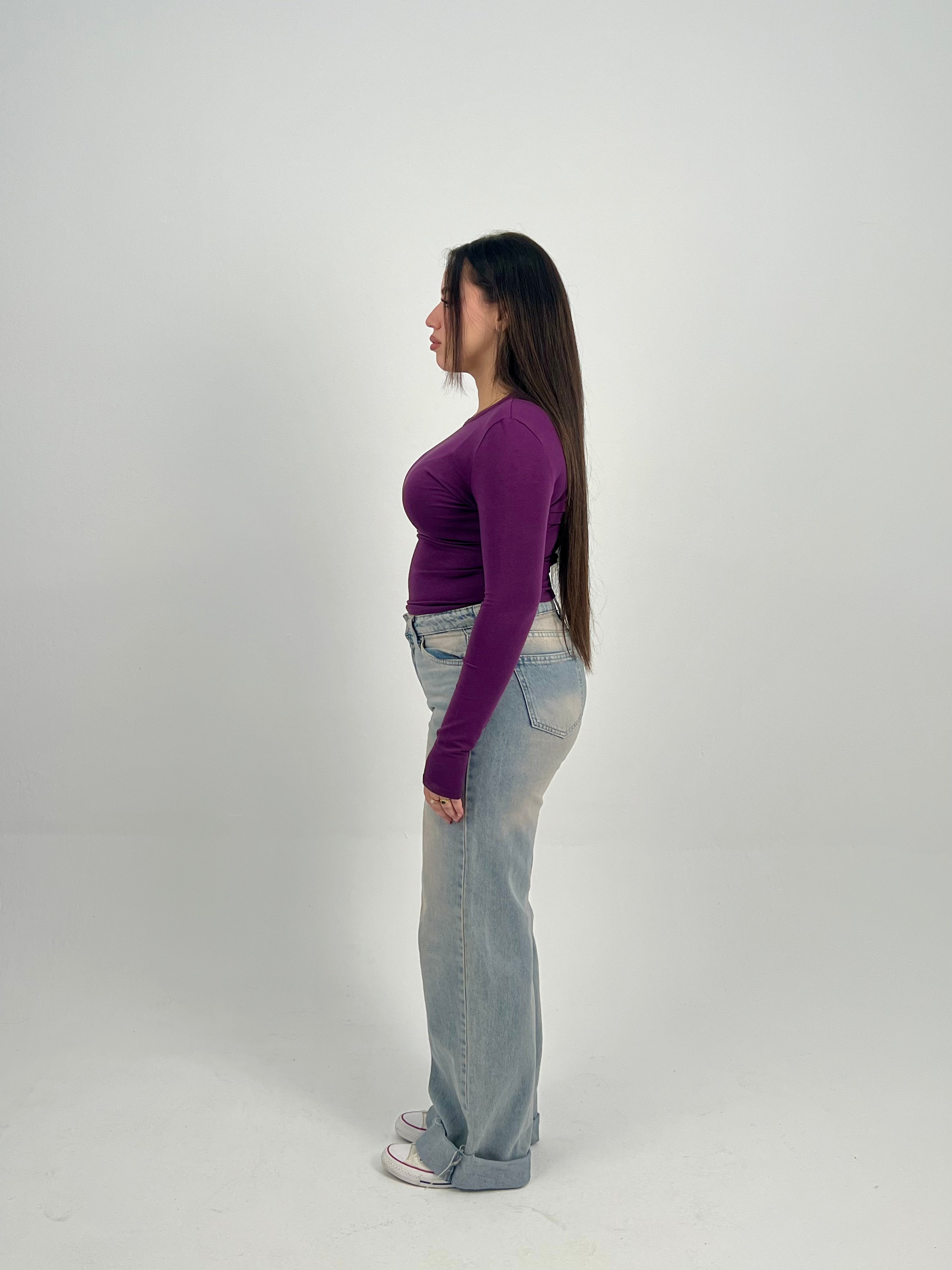 Purple Basic Top
