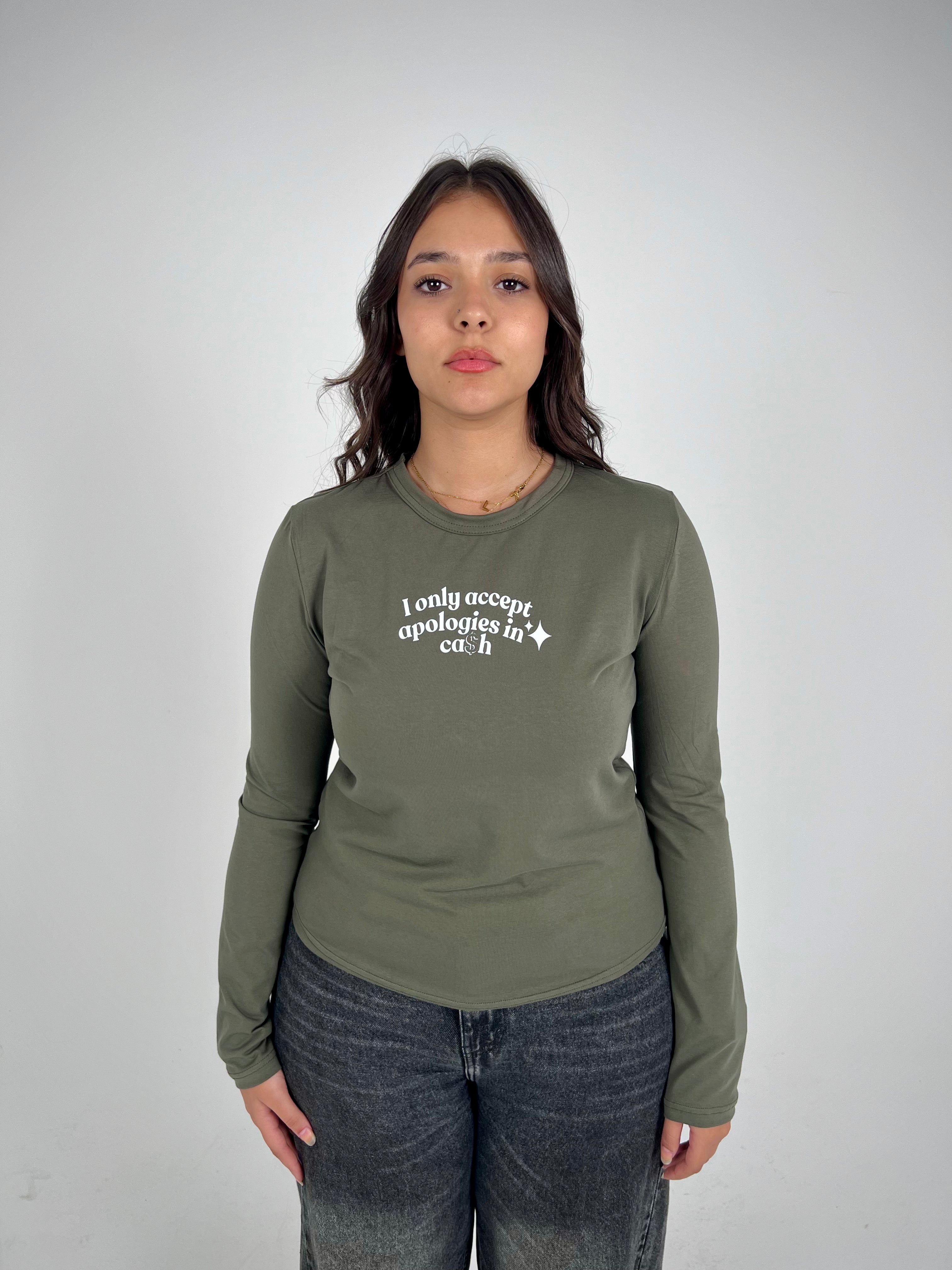 I Accept Apologies in Cash Top
