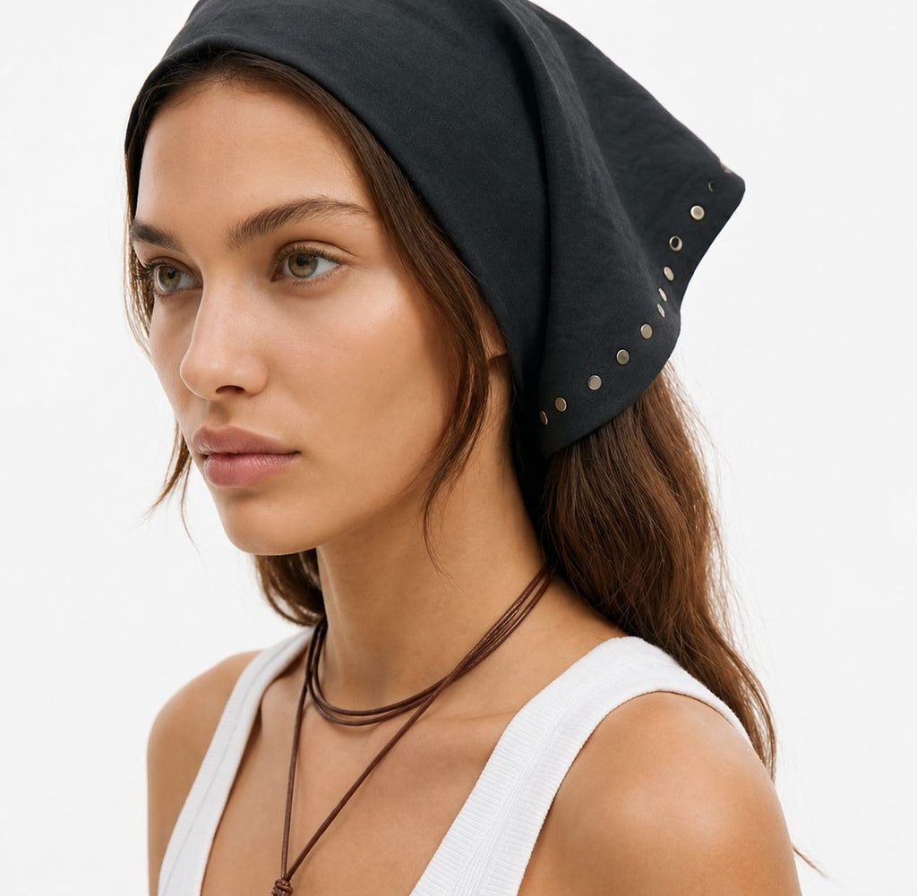 Flowing Scarf Trouser Black