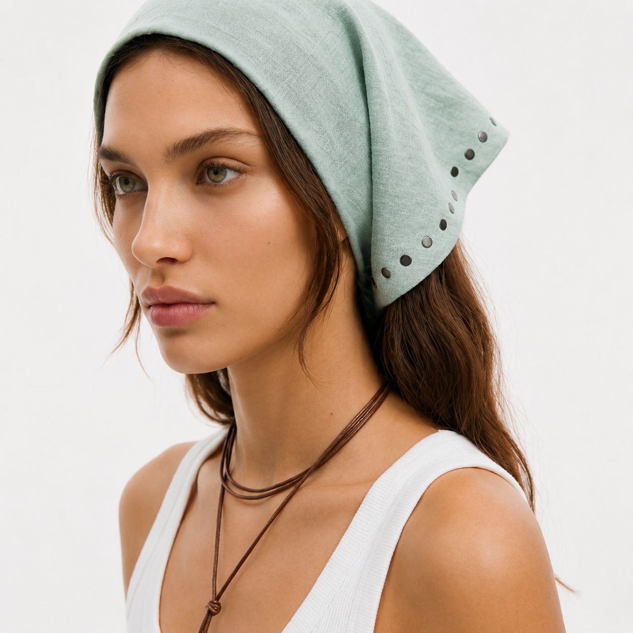 Flowing Scarf Trouser Mint-Green