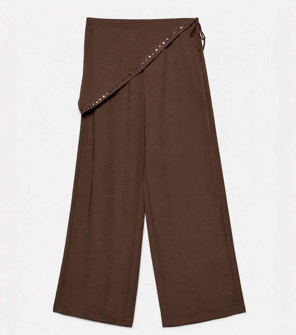 Flowing Scarf Trouser Brown