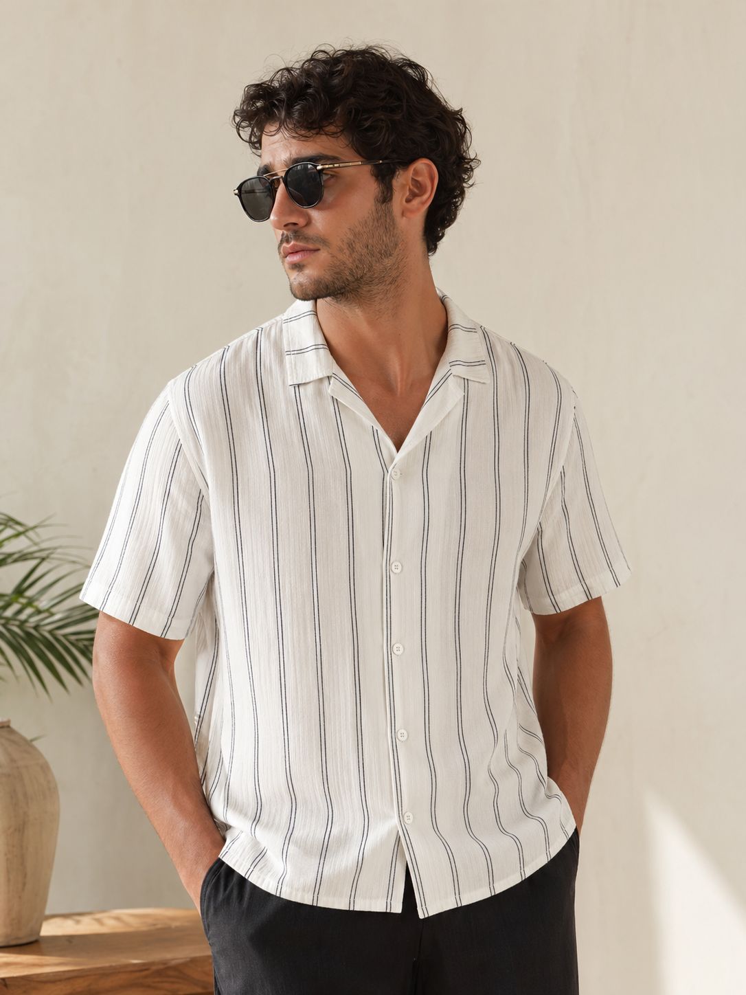 Linen Shirt White